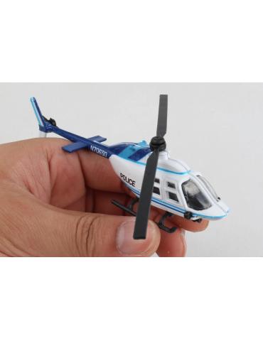 MAQUETTE METAL JOUET BELL 206 JET RANGER RUNWAY 24