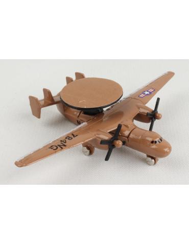 MAQUETTE METAL JOUET BOEING E2C HAWKEYE RUNWAY 24