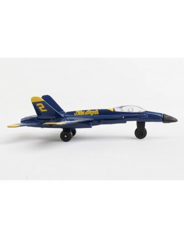 MAQUETTE METAL JOUET F18 BLUE ANGEL RUNWAY 24
