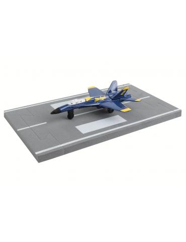 MAQUETTE METAL JOUET F18 BLUE ANGEL RUNWAY 24