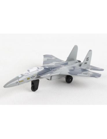 MAQUETTE METAL JOUET F15 MILITARY RUNWAY 24