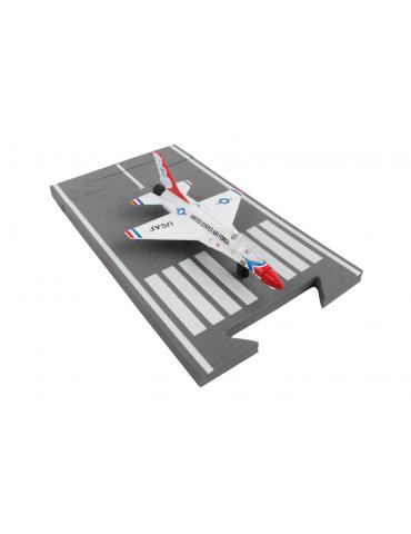 MAQUETTE METAL JOUET F16 THUNDERBIRD RUNWAY 24