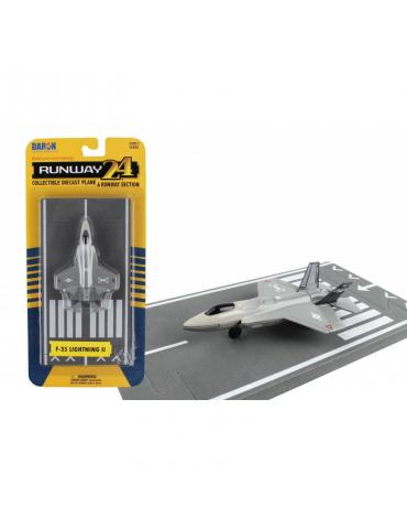 MAQUETTE METAL JOUET F35 JSF RUNWAY 24