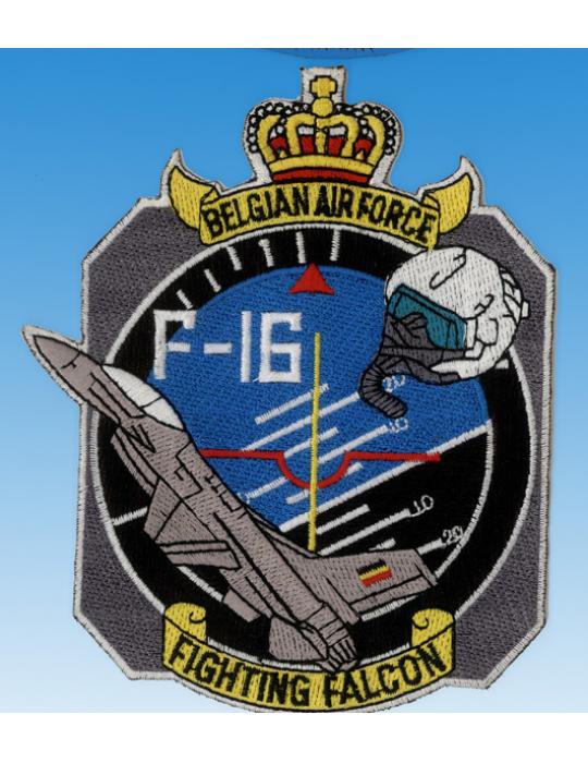 PATCH F-16 FIGHTING FALCON BELGIAN AIR FORCE