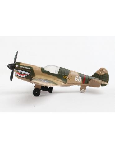MAQUETTE METAL JOUET P40 FLYING TIGERS RUNWAY 24