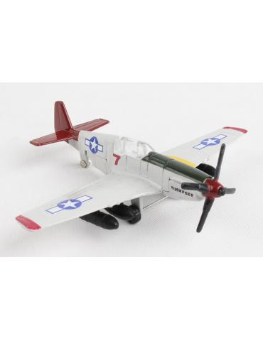 MAQUETTE METAL JOUET P51 TUSKEGEE AIRMEN RUNWAY 24