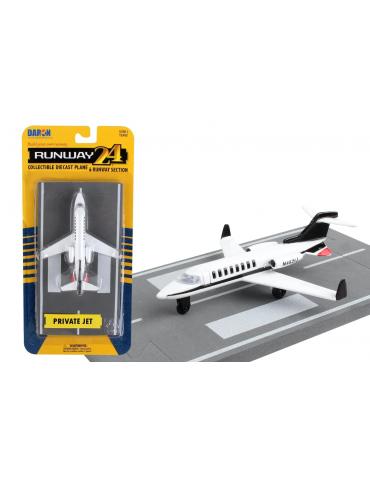 MAQUETTE METAL JOUET JET PRIVÉE RUNWAY 24