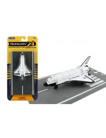 MAQUETTE METAL JOUET NAVETTE SPATIALE SPACE SHUTTLE DISCOVERY RUNWAY 24