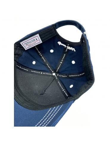 CASQUETTE PATROUILLE DE FRANCE BLASON BLEU MARINE EDITION 2025