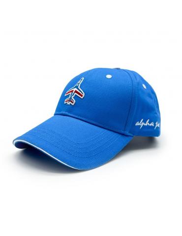 CASQUETTE PATROUILLE DE FRANCE AVION  ALPHA JET BLEU ROYAL