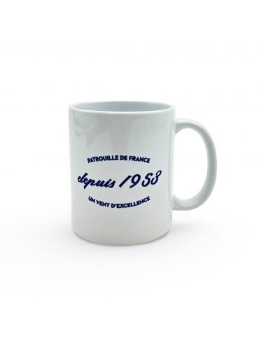 MUG PATROUILLE DE FRANCE BLASON BLEU MARINE