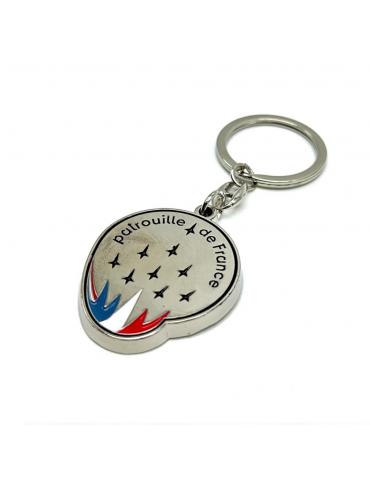 PORTE CLES PATROUILLE DE FRANCE MÉTAL LOGO ORIGINAL 