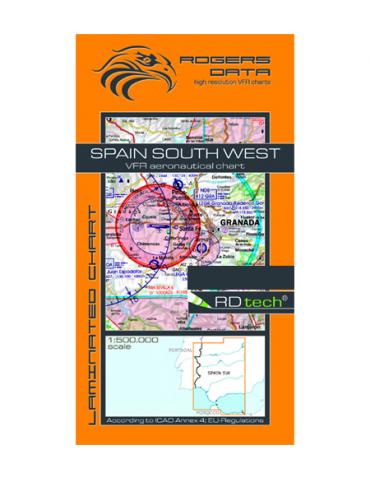 CARTE ESPAGNE SUD OUEST ROGERS DATA 1/500.000