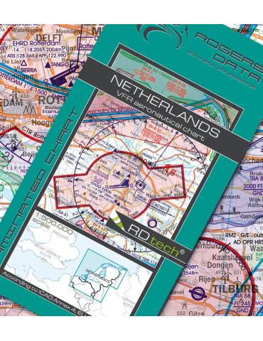 CARTE PAYS BAS - NETHERLAND ROGERS DATA 1/500.000