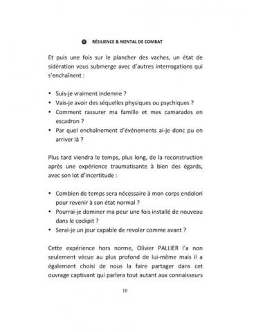 RÉSILIENCE ET MENTAL DE COMBAT 