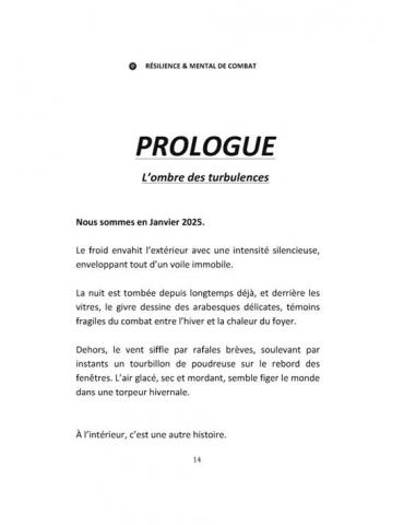 RÉSILIENCE ET MENTAL DE COMBAT 