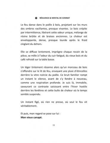RÉSILIENCE ET MENTAL DE COMBAT 