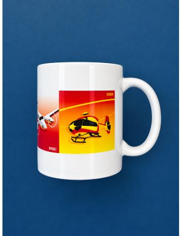 MUG POMPIER DE l'AIR CANADAIR-PELICAN-MILAN-BENGALE-DRAGON