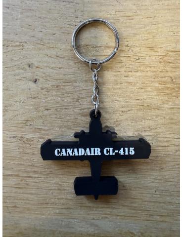 PORTE CLES FORME CANADAIR PVC
