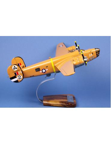 MAQUETTE BOIS B24 LIBERATOR "STRAWBERRY BITCH" 512 BS/376BG PLOESTI RAID