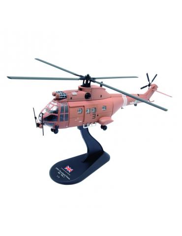 MAQUETTE METAL HELICOPTERE  WESTLAND PUMA HC MK1 UK ROYAL AIR FORCE  1/72