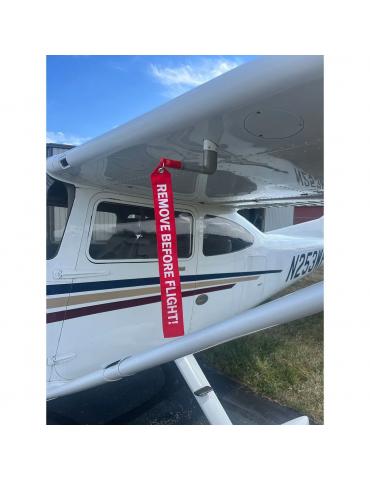 CACHE PITOT TUBE 5/8"- FLAMME 40 CM SPORTY'S