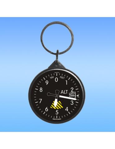 PORTE CLES STYLE ALTIMETRE ROND Ø 5CM