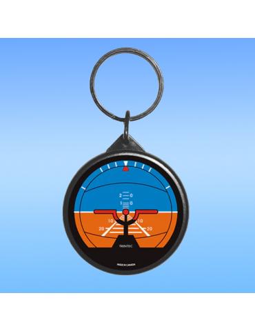 PORTE CLES STYLE HORIZON ARTIFICIEL ROND Ø 5 CM