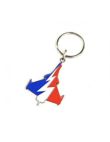 PORTE CLES RAFALE TRICOLORE METAL