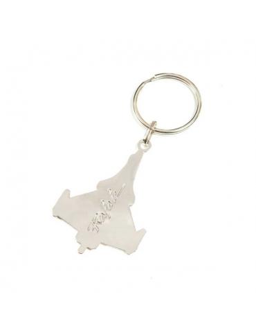 PORTE CLES RAFALE TRICOLORE METAL