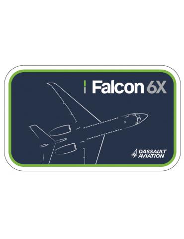 PATCH FALCON 6X RECTANGLE TISSUS VELCROS
