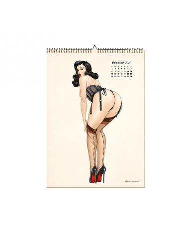 CALENDRIER PIN UP 2027 ROMAIN HUGAULT