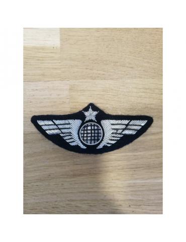 AILE DE POITRINE AVION ARGENTEE POUR CHEMISE